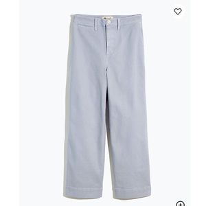 NWT Madewell Emmett Tall Wide-Leg Crop Pants